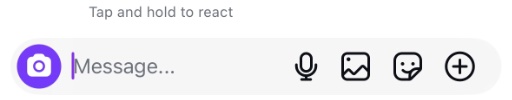 Instagram DM text box that does not allow copy and paste